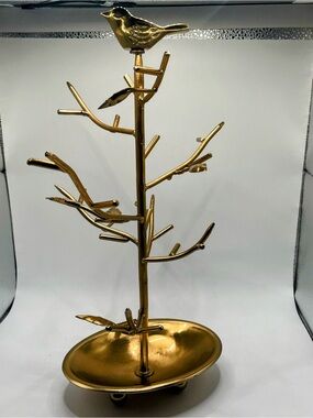 Threshold Gold Bird Branch Jewelry Tree
